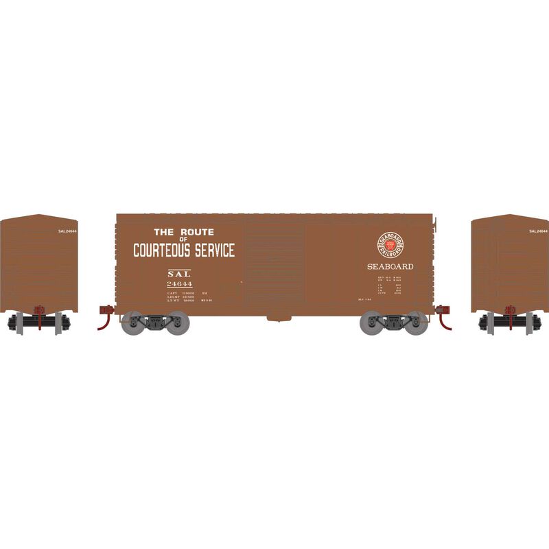 Athearn RTR 69452 HO Scale 40' Modernized Boxcar Seaboard Air Line SAL 24644