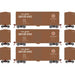 Athearn RTR 69453 HO Scale 40' Modernized Boxcar Seaboard Air Line SAL 3 Pack
