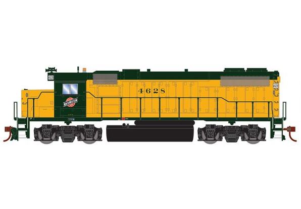 Athearn RTR 72199 HO Scale EMD GP38-2 Chicago NorthWestern C&NW 4628 Sound-Ready w/ Speaker