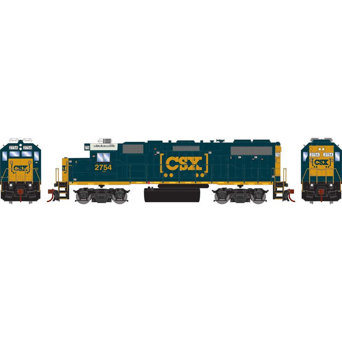 Athearn RTR 72201 HO Scale EMD GP38-2 CSX 2754 Sound-Ready w/ Speaker