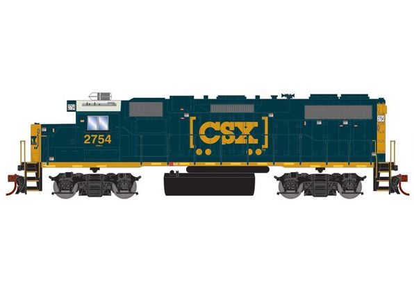 Athearn RTR 72201 HO Scale EMD GP38-2 CSX 2754 Sound-Ready w/ Speaker