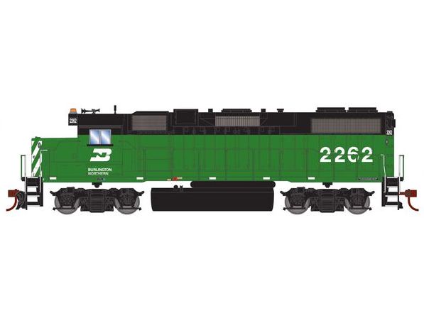 Athearn RTR 72202 HO Scale EMD GP38-2 Burlington Northern BN 2262 Sound-Ready w/ Speaker