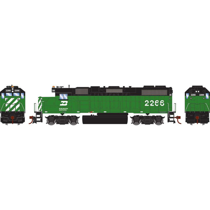 Athearn RTR 72203 HO Scale EMD GP38-2 Burlington Northern BN 2266 Sound-Ready w/ Speaker