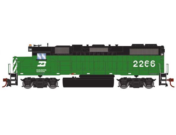 Athearn RTR 72203 HO Scale EMD GP38-2 Burlington Northern BN 2266 Sound-Ready w/ Speaker