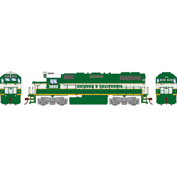 Athearn RTR 72210 HO Scale EMD GP38-2 Arizona & California AZRC 3802 Sound-Ready w/ Speaker