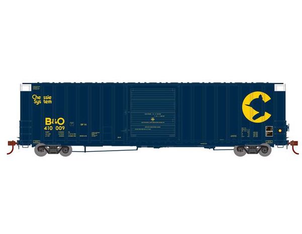 Athearn RTR 72831 HO Scale 60' ICC High Cube Boxcar Chessie System B&O 410009