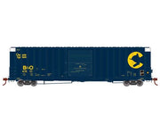 Athearn RTR 72832 HO Scale 60' ICC High Cube Boxcar Chessie System B&O 410111