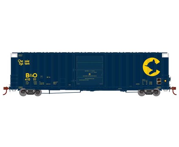 Athearn RTR 72832 HO Scale 60' ICC High Cube Boxcar Chessie System B&O 410111