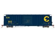 Athearn RTR 72833 HO Scale 60' ICC High Cube Boxcar Chessie System B&O 410265