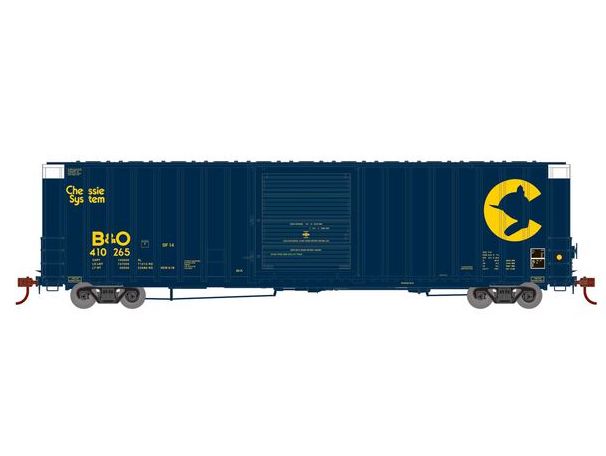 Athearn RTR 72833 HO Scale 60' ICC High Cube Boxcar Chessie System B&O 410265