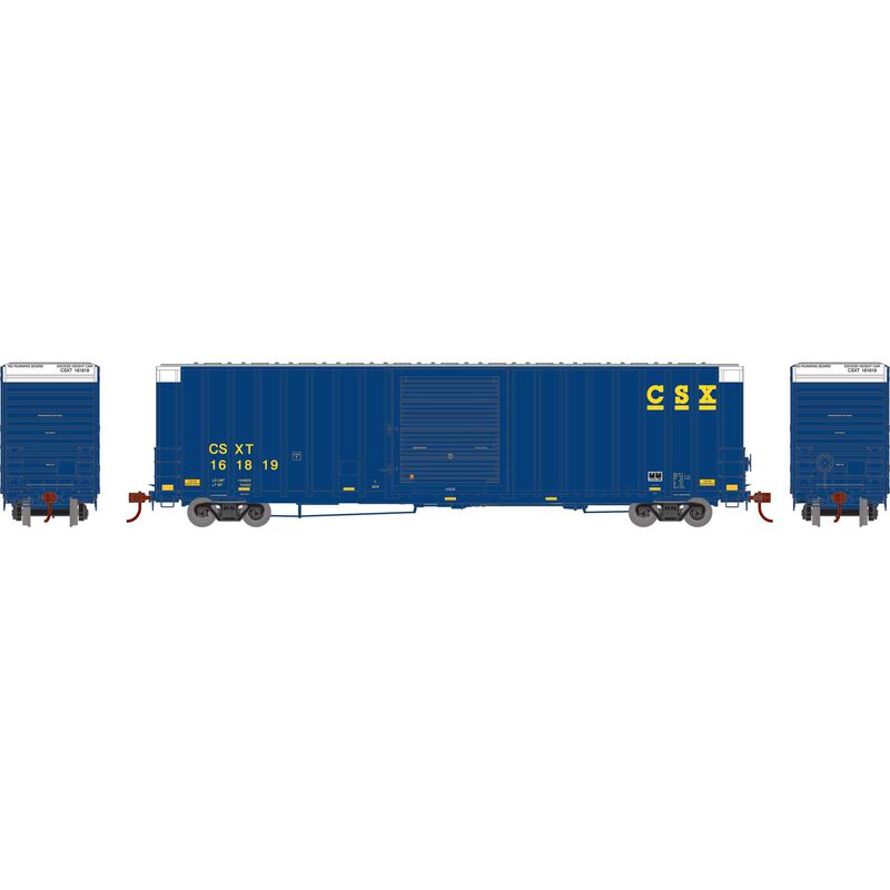 Athearn RTR 72834 HO Scale 60' ICC High Cube Boxcar CSX 161819