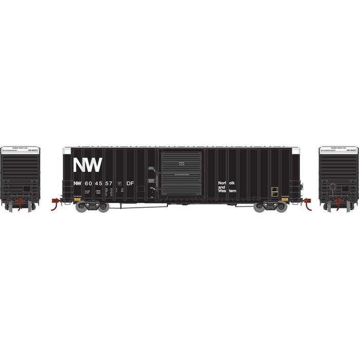 Athearn RTR 72845 HO Scale 60' ICC High Cube Boxcar Norfolk & Western NW 604557