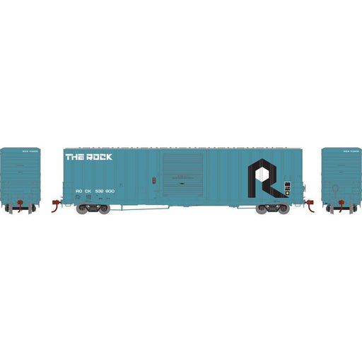 Athearn RTR 72846 HO Scale 60' ICC High Cube Boxcar Rock Island Rock 532600