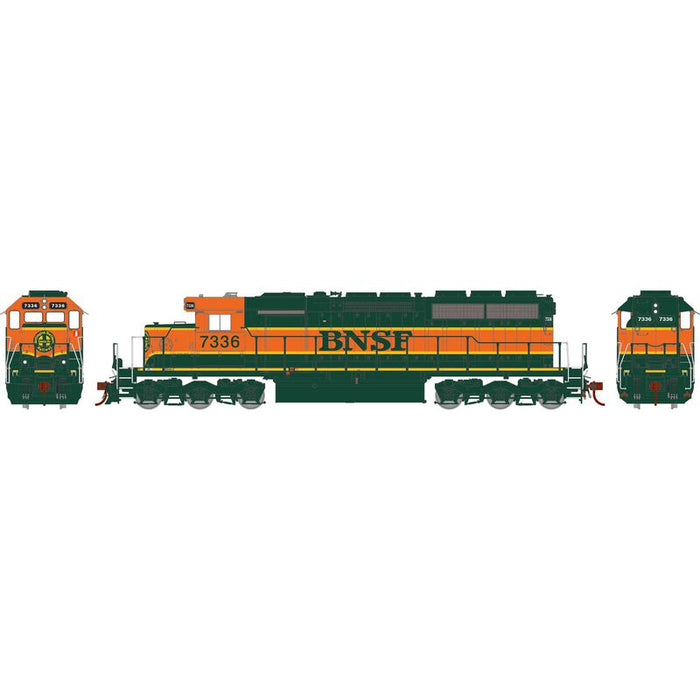 Athearn RTR 73632 HO Scale EMD SD40 BNSF Rebuilt 7336 DC