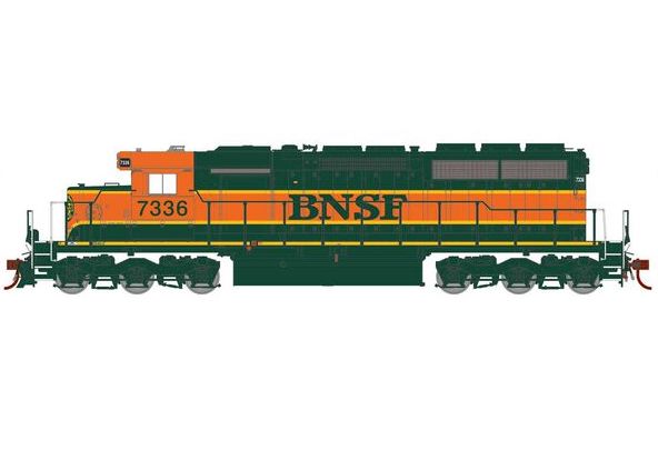 Athearn RTR 73632 HO Scale EMD SD40 BNSF Rebuilt 7336 DC