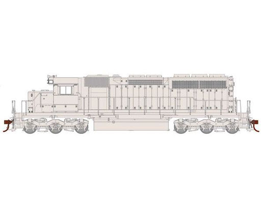 Athearn RTR 73747 HO Scale EMD SD40 Undecorated DCC & Sound