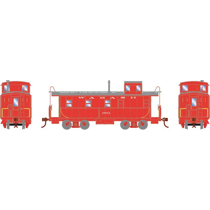 Athearn RTR 74034 HO Scale Cupola Caboose Wabash WAB 2853