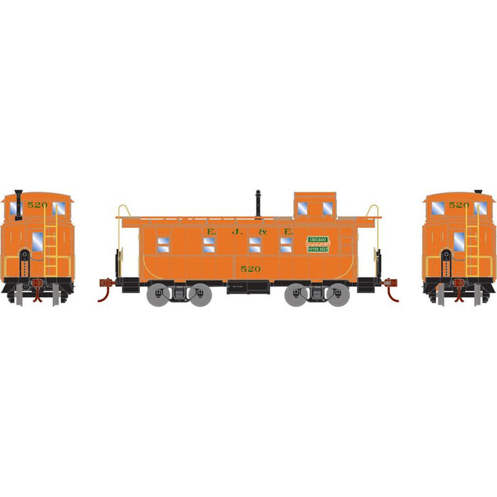 Athearn RTR 74036 HO Scale Cupola Caboose Elgin, Joliet and Eastern EJ&E 520