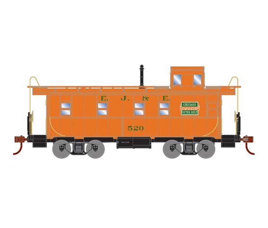 Athearn RTR 74036 HO Scale Cupola Caboose Elgin, Joliet and Eastern EJ&E 520