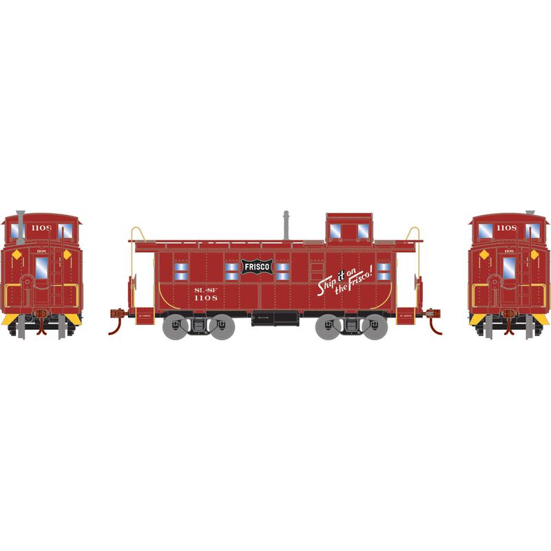 Athearn RTR 74037 HO Scale Cupola Caboose Frisco SLSF 1108