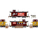 Athearn RTR 74041 HO Scale Concession Cupola Caboose Set Toots’ Pizza Pies