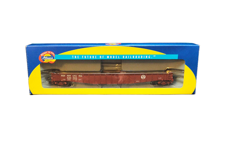 Athearn RTR 93636 HO Scale 65' Mill Gondola Pennsylvania PRR 440703 (Circle Keystone)