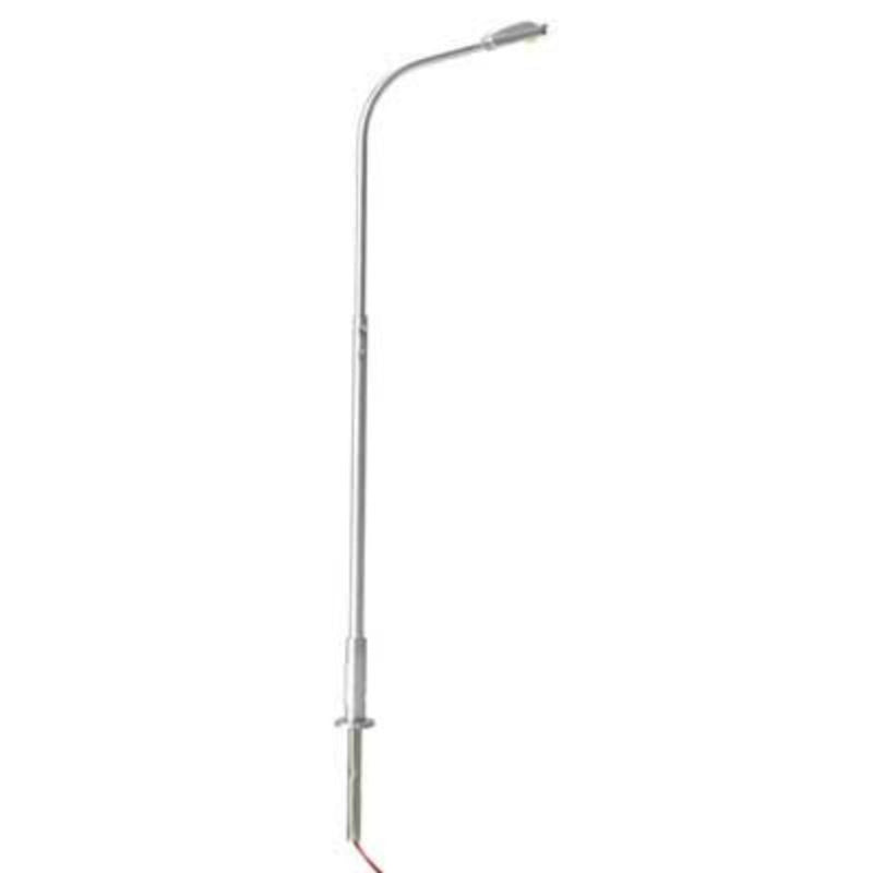 Atlas 70000164 HO Scale Gray Arm Streetlight with Cool White LED 3 Pack