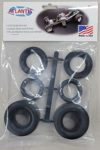 Atlantis Models 1012 1/16 Funny Car Tire Set