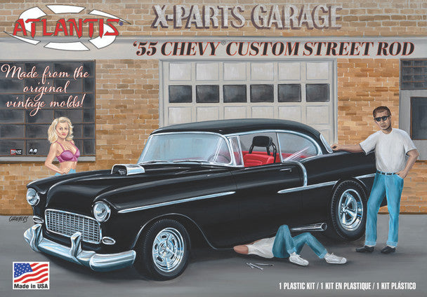 Atlantis Models 1276 1/25 1955 Chevy Model Car Kit