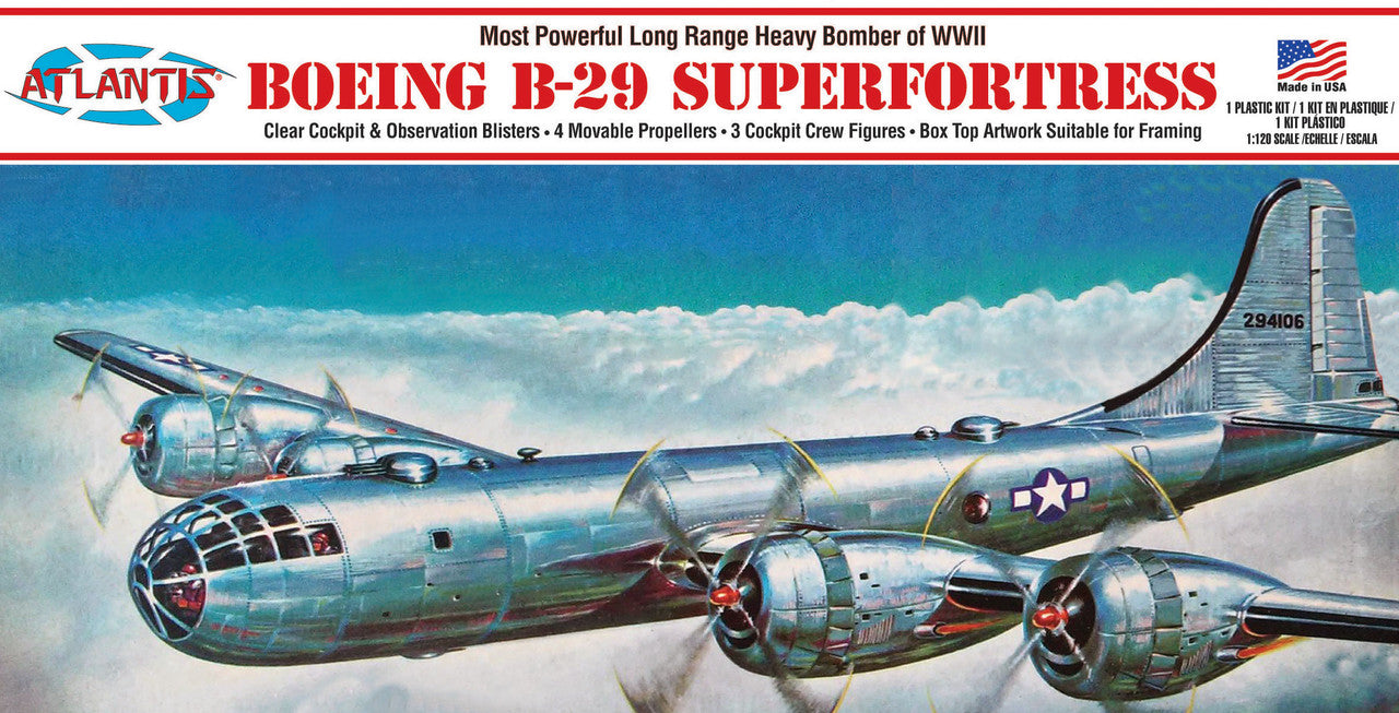Atlantis Models 208 1/208 Boeing B-29 Superfortress with Swivel Model Kit