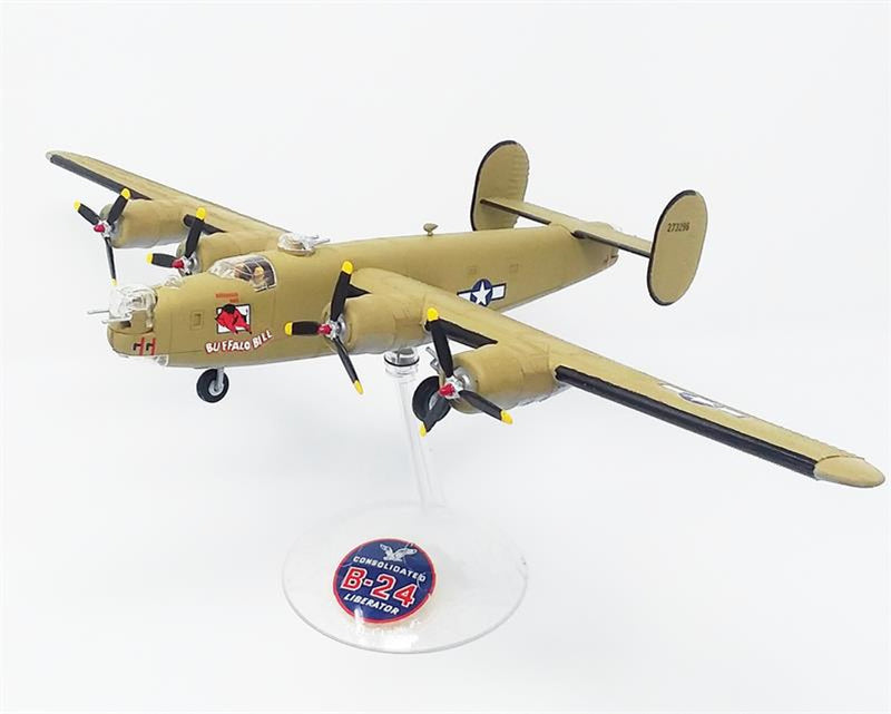 Atlantis Models 218 1/92 B-24J Bomber Buffalo Bill Model Airplane Kit