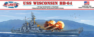 Atlantis Models 3006 1/665 USS Wisconsin BB-64 Battleship Model Kit