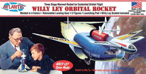 Atlantis Models 46 1/193 Space Force Orbital Rocket Model Kit