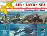 Atlantis Models 9001 US Navy Air Land & Sea with Sherman Tank, H25A  Helicopter and PT Boat