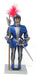 Atlantis Models A472 1/8 Blue Knight of Milan Figure Model Kit