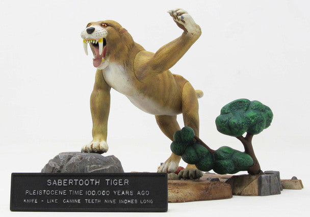 Atlantis Models A733 1/13 Saber Tooth Tiger Prehistoric Scenes Model Kit