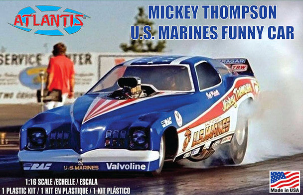 Atlantis Models H1499 Mickey Thompson Marines Funny Car Model Kit
