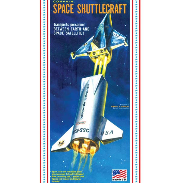 Atlantis Models H1828 1/150 Convair Shuttle Space Shuttlecraft Model Kit