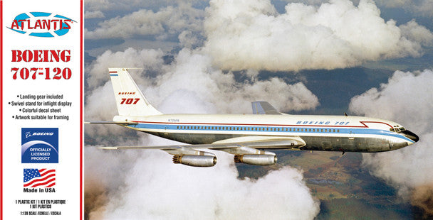 Atlantis Models H246 1/139 Boeing 707-120 Astrojet Model Aircraft Kit