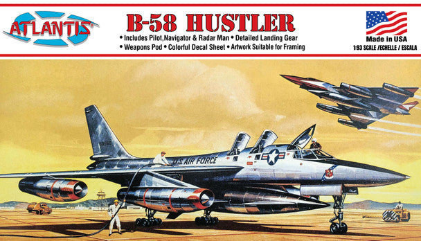 Atlantis Models H252 1/93 Convair B-58 Hustler Jet Model Aircraft Kit