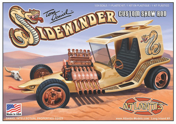 Atlantis Models M2210 1/24 Tom Daniel Sidewinder Custom Show Rod Model Car Kit
