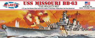 Atlantis Models M3000 1/665 USS Missouri BB-63 "The Mighty Mo" Model Ship Kit