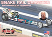 Atlantis Models M5694 1/24 Don Prudhomme Snake Front Engine Rail Dragster Model Kit