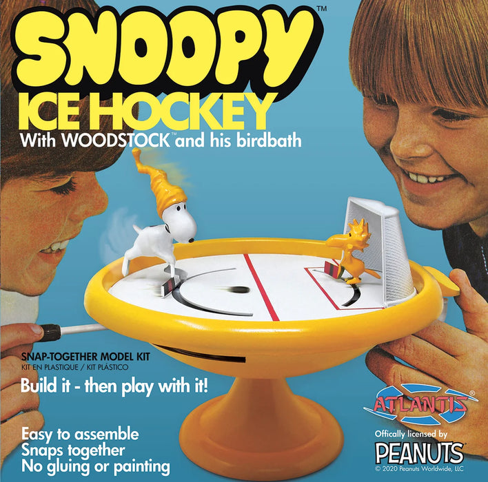Atlantis Models M5696 Snoopy Ice Hockey Model Kit Game