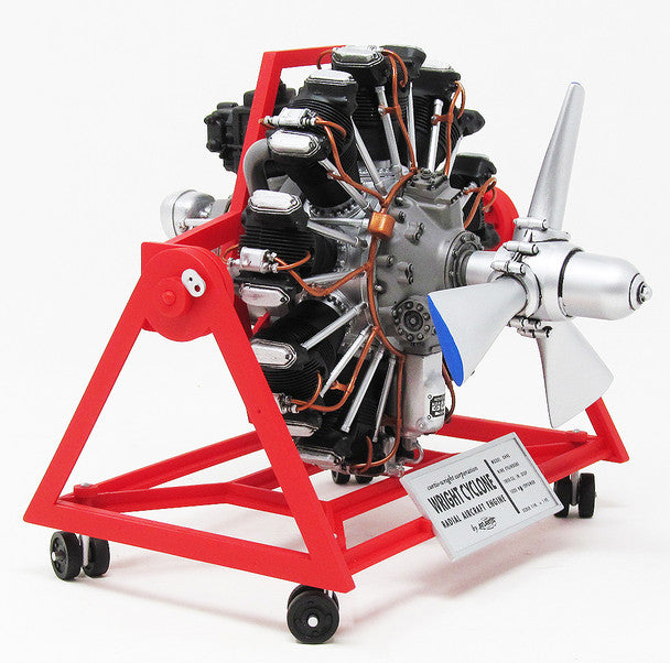 Atlantis Models M6052 1/12 Wright Cyclone 9 Radial Engine Model Kit