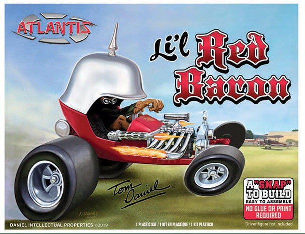 Atlantis Models M6650 1/32 Tom Daniel Lil Red Baron Snap Model Kit