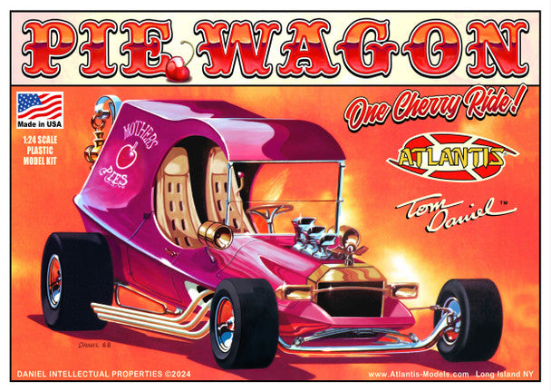 Atlantis Models M6738 1/24 Tom Daniel Pie Wagon Show Rod Model Car Kit