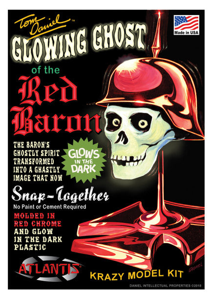 Atlantis Models M6742 1/3 Ghost of The Red Baron (Glow in the Dark) Snap Model Kit