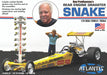 Atlantis Models M7528 1/24 Don Prudhomme Snake Rear Engine Dragster Model Car Kit