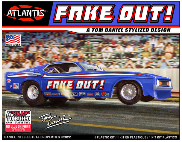 Atlantis Models M8275 1/32 Tom Daniel Fake Out Funny Car Snap Model Kit